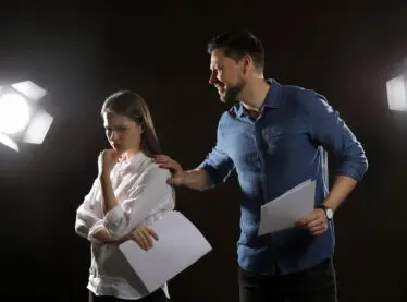 Two actors auditioning for roles. They both got callbacks.
