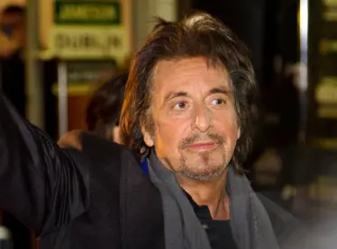 Al Pacino getting ready to talk about his strengths as an actor.