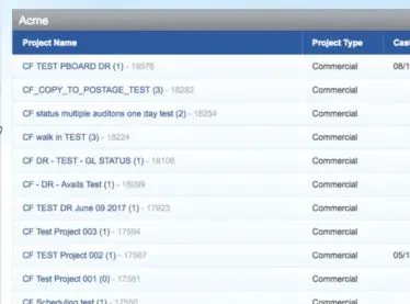 Creating a project