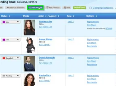 Status page messages | Casting Frontier