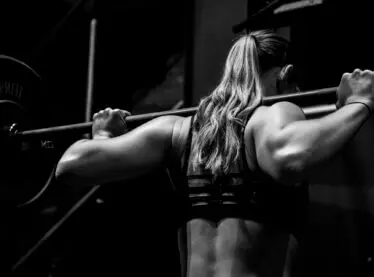 An actress training for a superhero role.