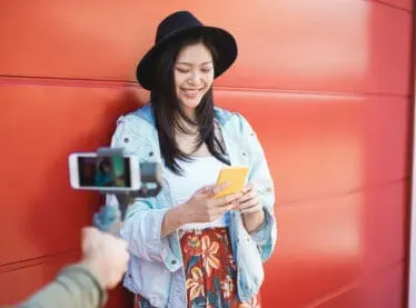 an actress taking a look at some social media tips for actors.