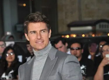 Tom Cruise, one of several actors who struggle with shyness.