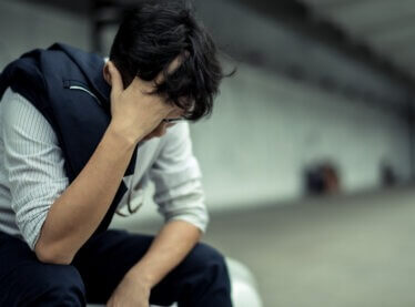 An actor struggling with anxiety and taking antidepressants.