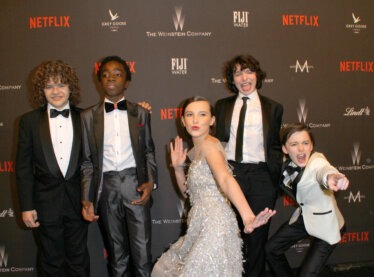 The cast of Stranger Things, which was cast by Casting Director Carmen Cuba, who enjoys casting children in her work.